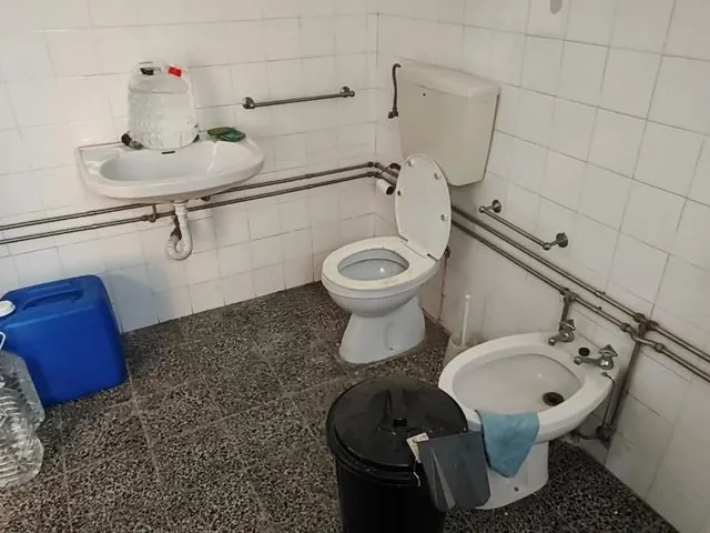 Inspeção de canalização pré-compra: tubagens de casa de banho em avaliação